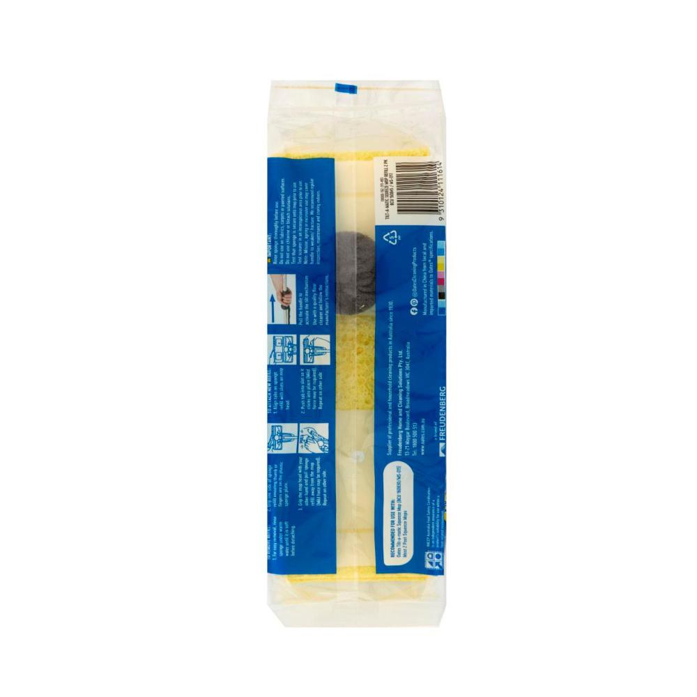 Oates Tilt-a-matic Squeeze Mop Refill - 2 Pack