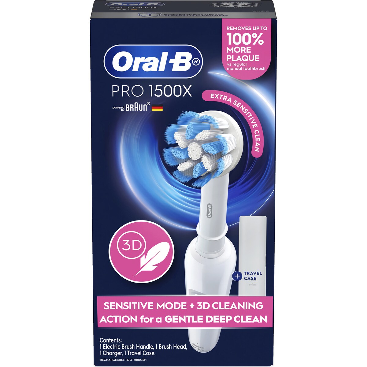 Oral-b Pro 1500x Electric Toothbrush Each