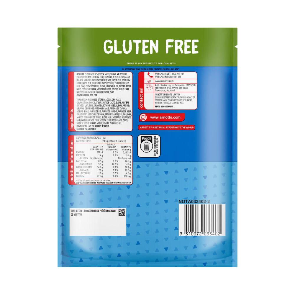 Arnott's Gluten Free Biscuits Teevee Snacks Original - 130g