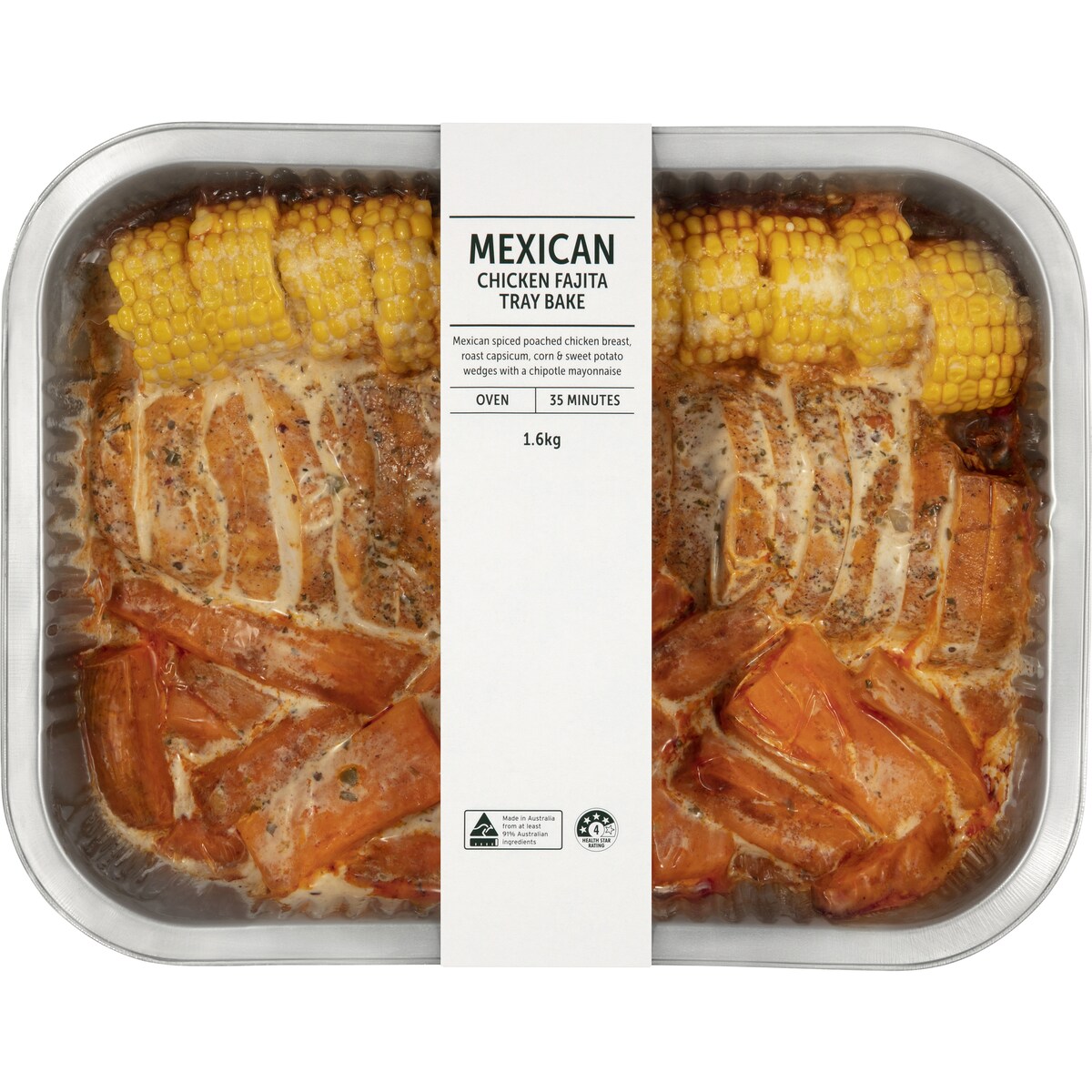 Mexican Chicken Fajita Tray Bake Family Meal 1.6kg
