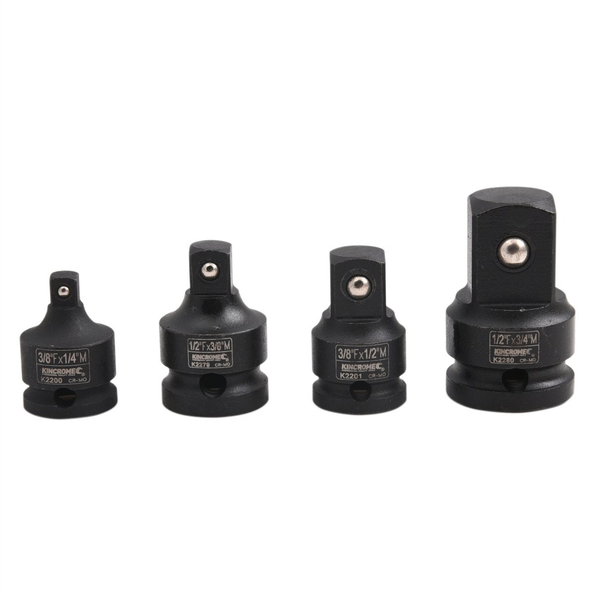 Kincrome 4 Piece Impact Adaptor Set - Cr-Mo Steel - Durable Design