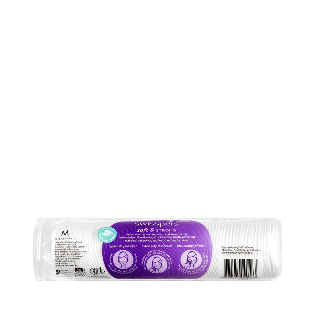 Swisspers Cotton Round Make Up Pads - 80 pack