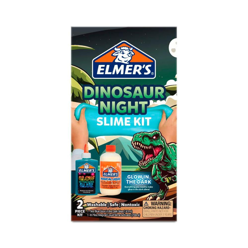 Elmers Dinosaur Night Slime Kit - 1 each
