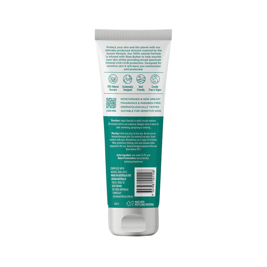 Ocean Australia Natural Body Sunscreen Spf50+ - 120g