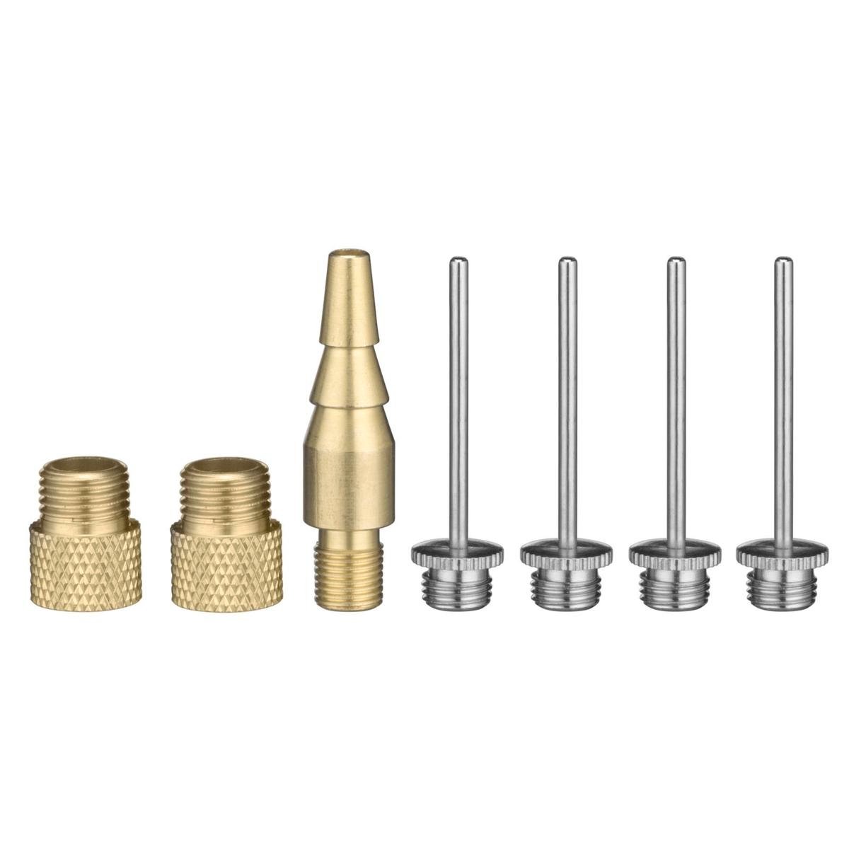 Ozito Air Inflator Kit - 7 Piece - Metal - Easy To Carry - Sports Use