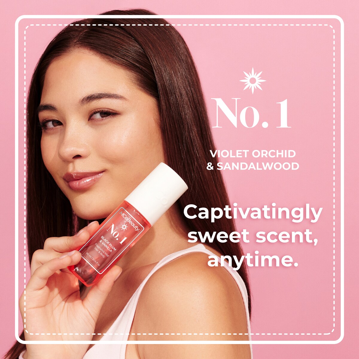 Mcobeauty Fragrance Mist Hair & Body Black Plum & Vanilla 90ml