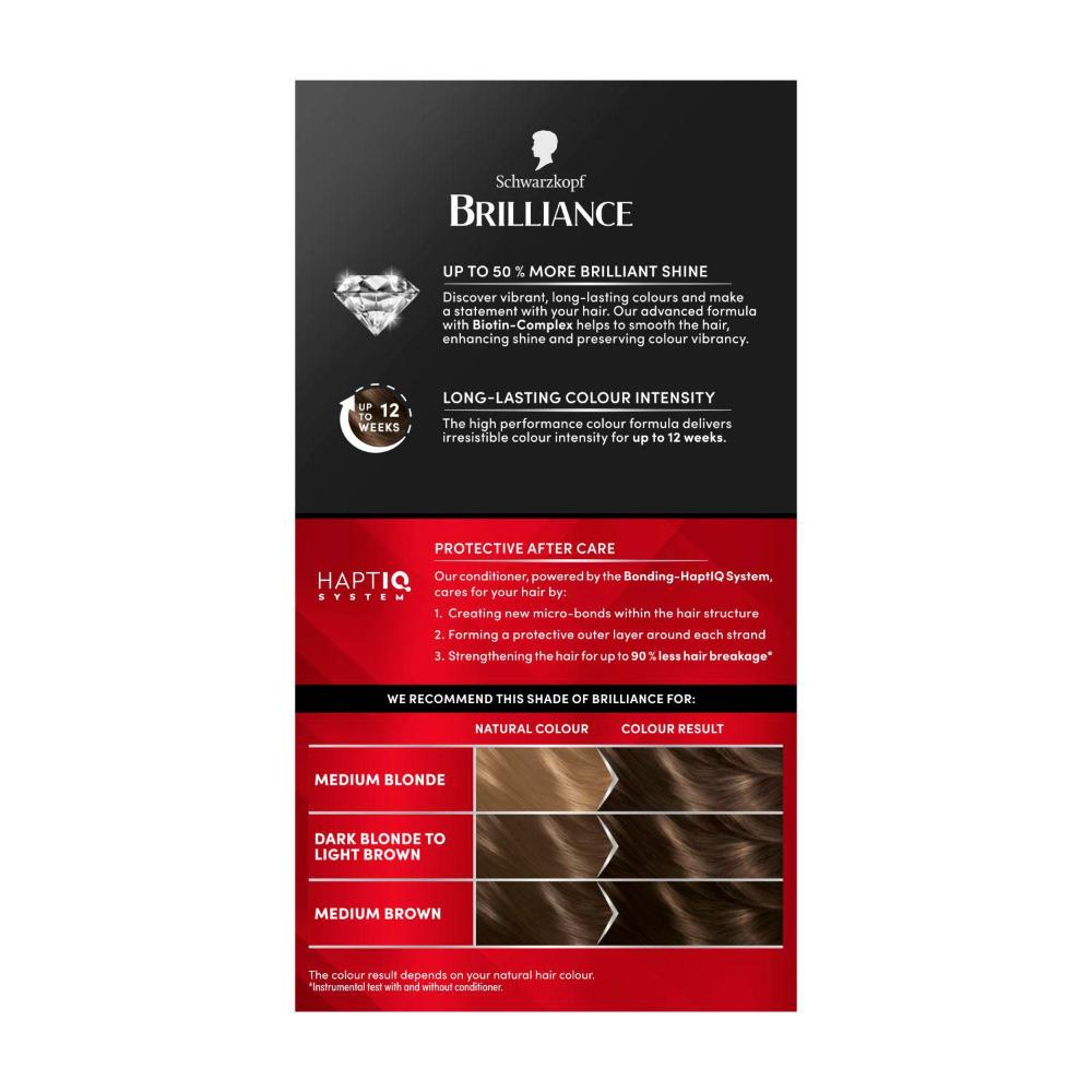 Schwarzkopf Brilliance 73 Cool Frosty Browns - 1 pack