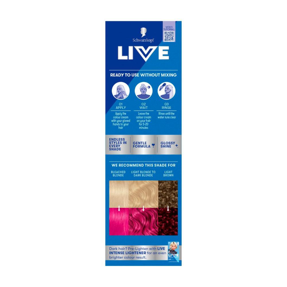 Schwarzkopf Live Colour Ultra Brights Shocking Pink - 75mL