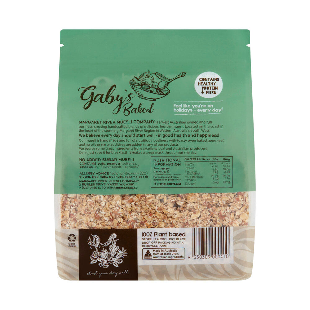 Gaby's Muesli Baked Nas - 600g