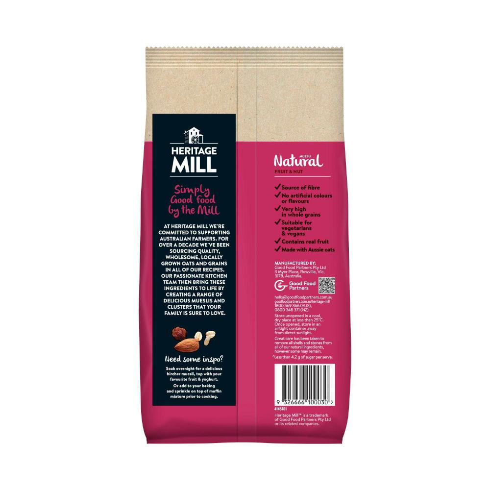Heritage Mill Muesli Fruit & Nut - 750g