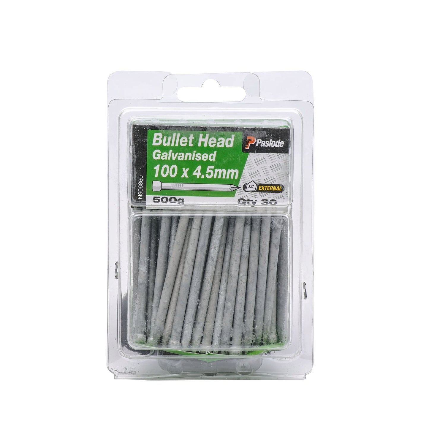 Paslode Galvanised Bullet Head Nails - 100 x 4.5mm - 30 Pack
