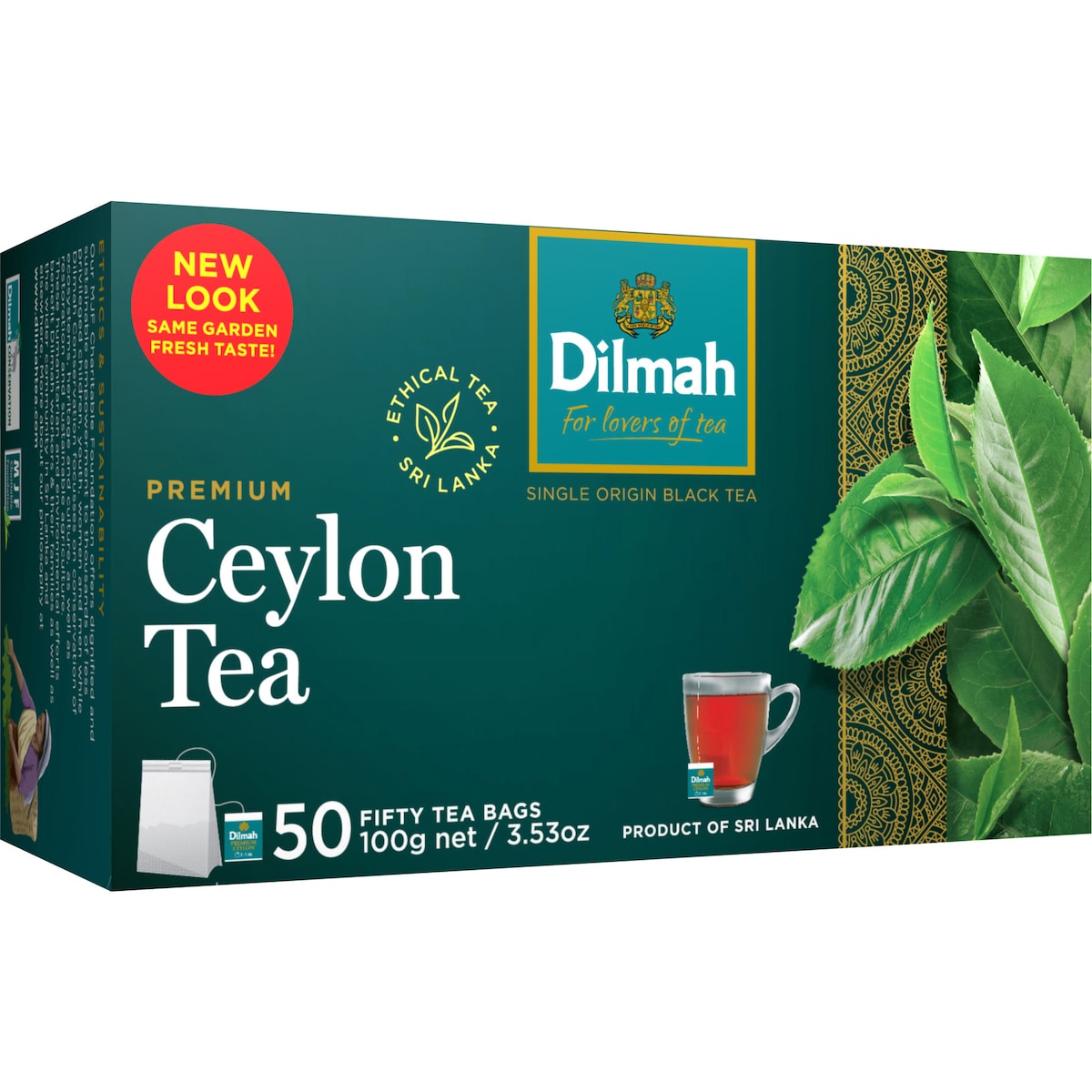 Dilmah Ceylon Tea Bags 50 pack