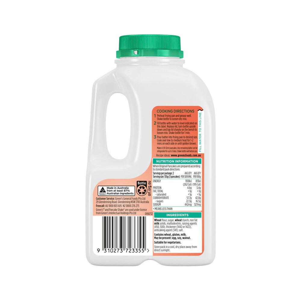 Green's Original Pancake Shake - 200g