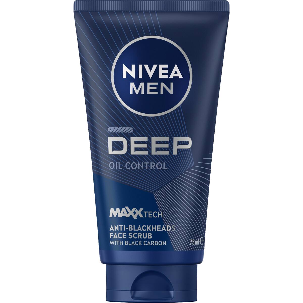 Nivea Men Deep Anti Blackhead Face Scrub With Charcoal 75ml