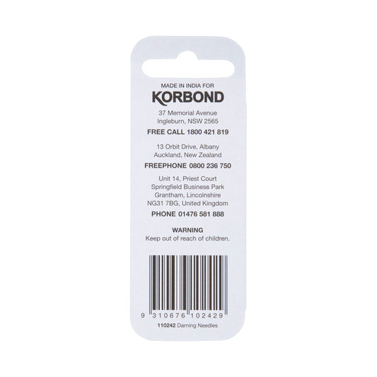 Korbond Needles Darning - 1 each