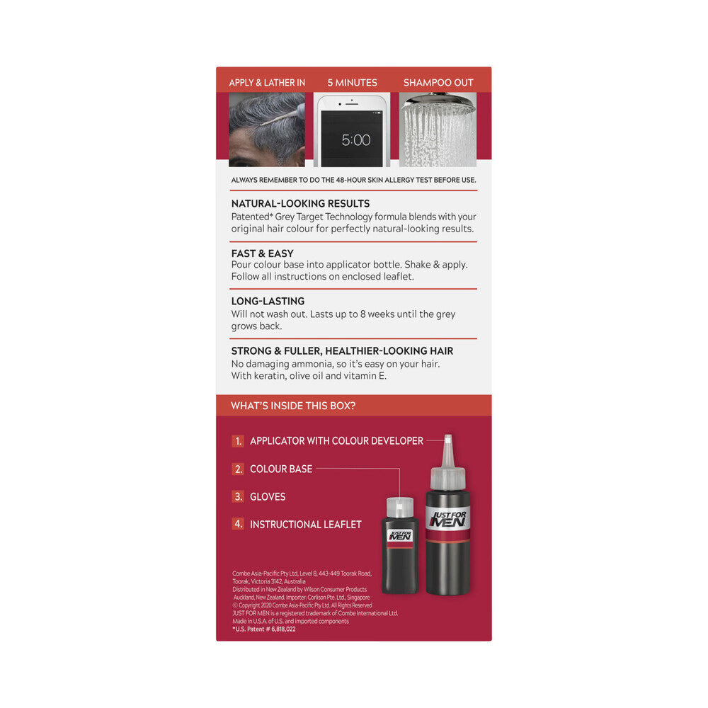 Just For Men Hair Colour Medium Brown 100g - 1 each