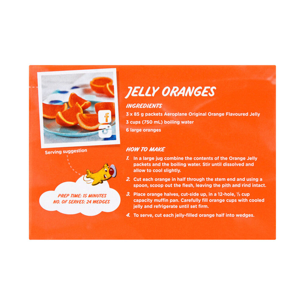 Aeroplane Orange Orbit Jelly Crystals - 85g