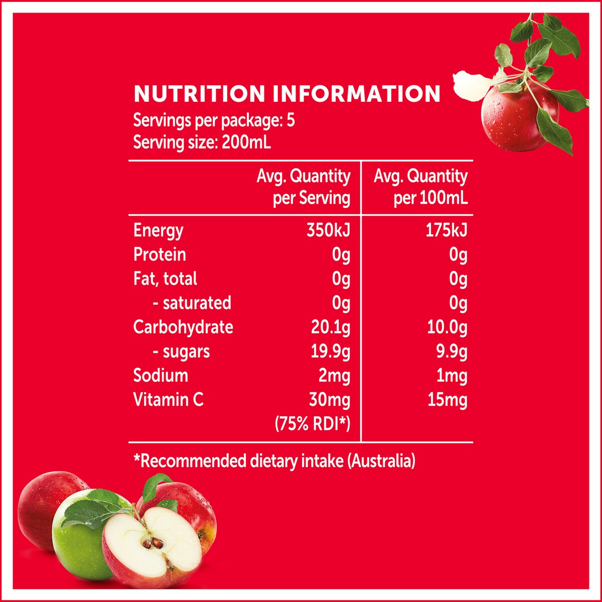 Golden Circle Drinks Apple Splash Fruit Drink 1l