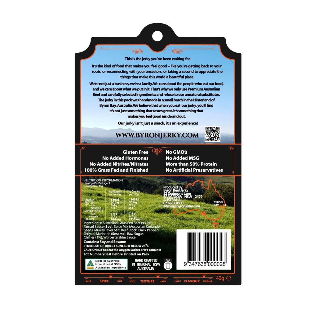Byron Beef Jerky Smokey - 40g