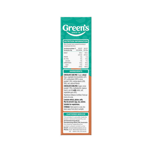 Green's Chocolate Cake Mix - 440g
