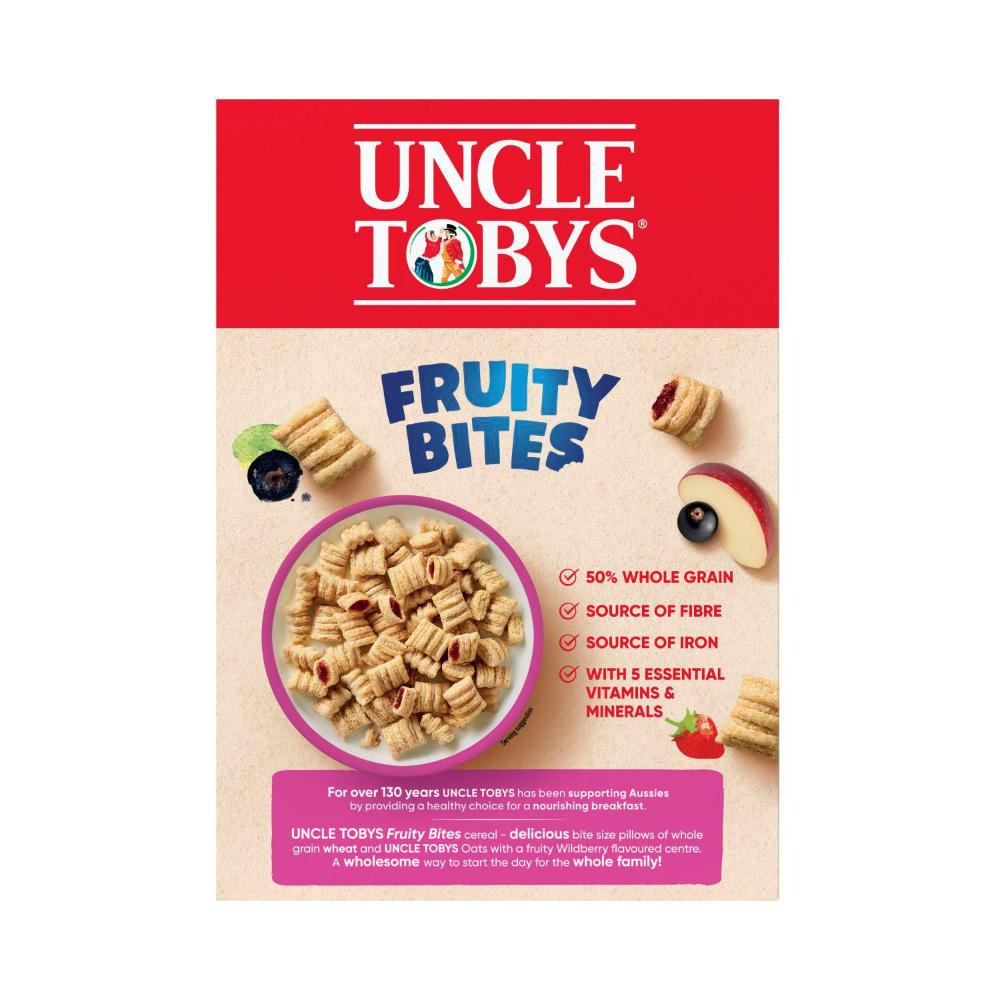 Une Tobys Fruity Bites Wildberry Flavour Cereal - 500g