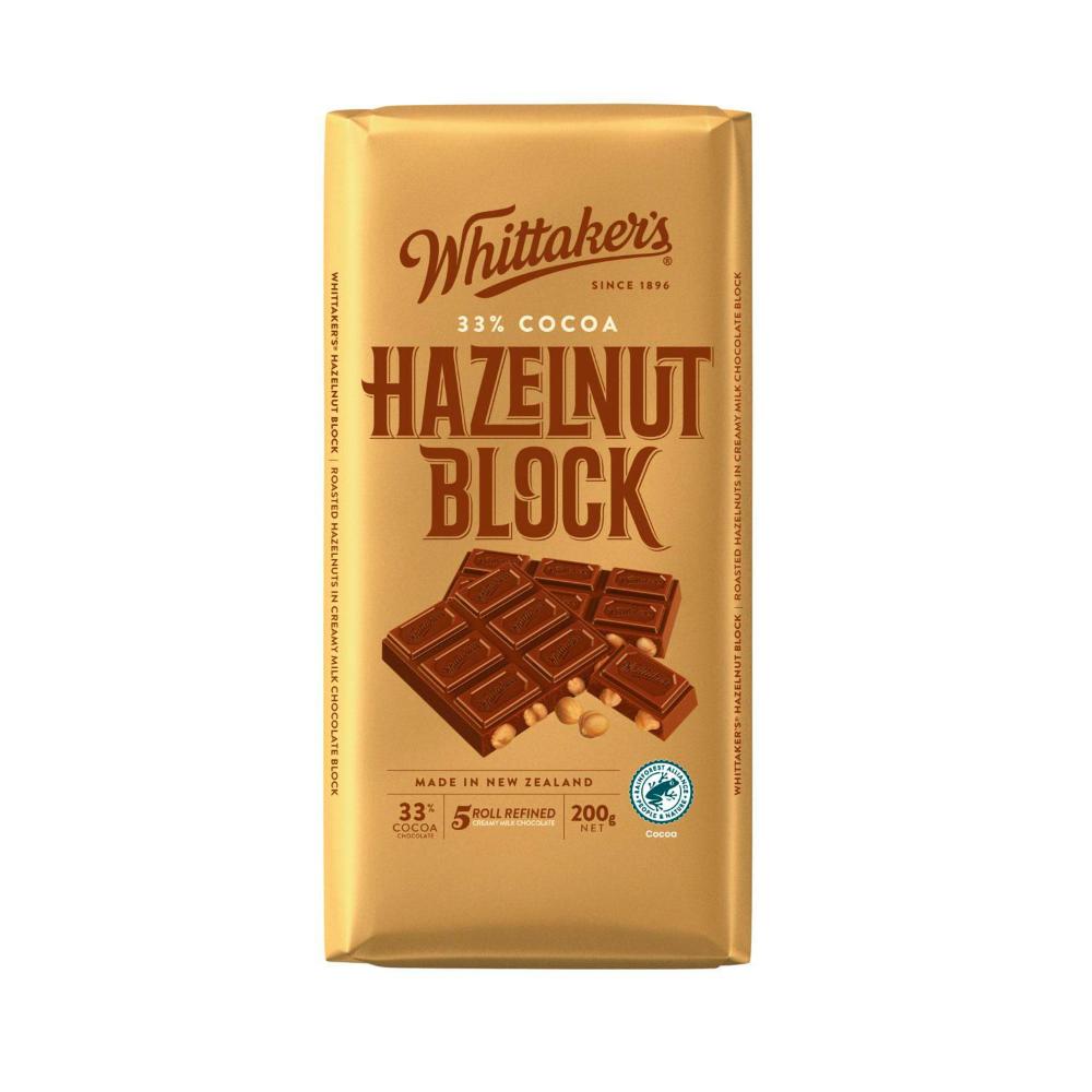 Whittaker's Block Chocolate Hazelnut - 200g