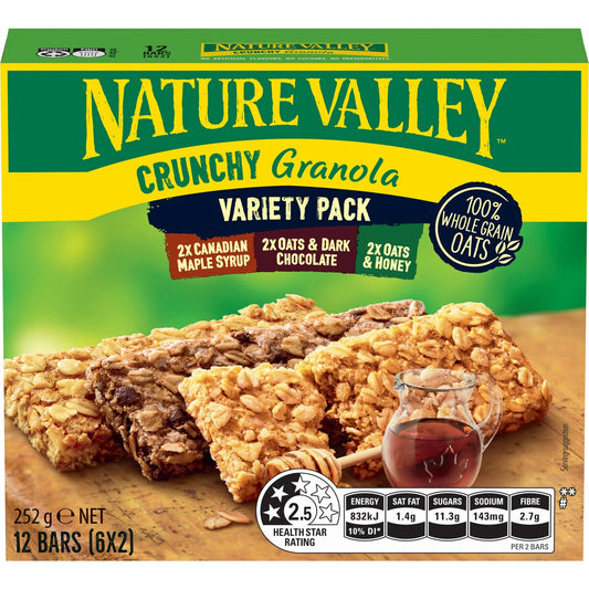 Nature Valley Crunchy Variety Granola Bars 6 Pack