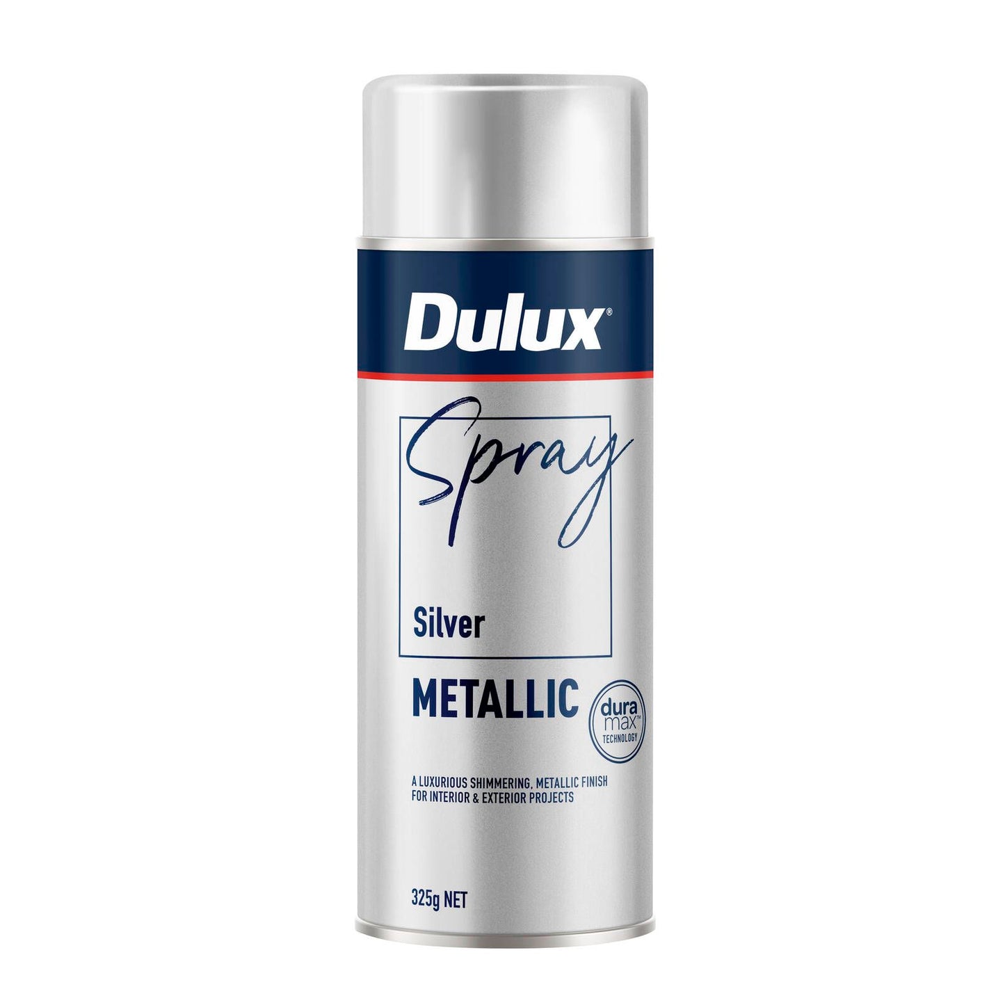 Dulux Silver Metallic Effects Spray Paint - 325g