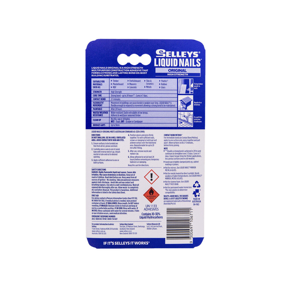Selleys Liquid Nails - 100g