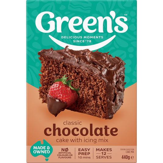 Greens Cake Mix Traditional Chocolate 440g