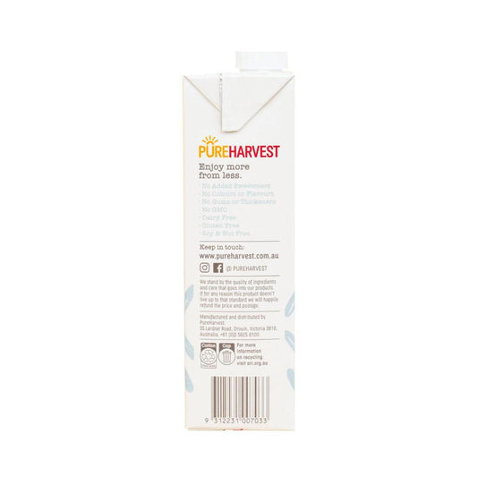 Pureharvest Organic Rice Unsweetened Long Life Milk Uht - 1L