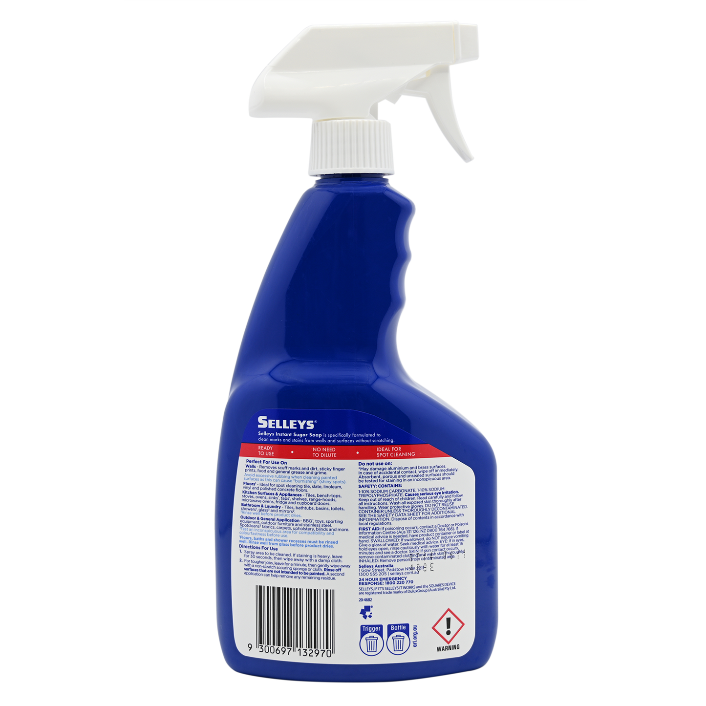 Selleys Instant Sugar Soap Spray - 750ml