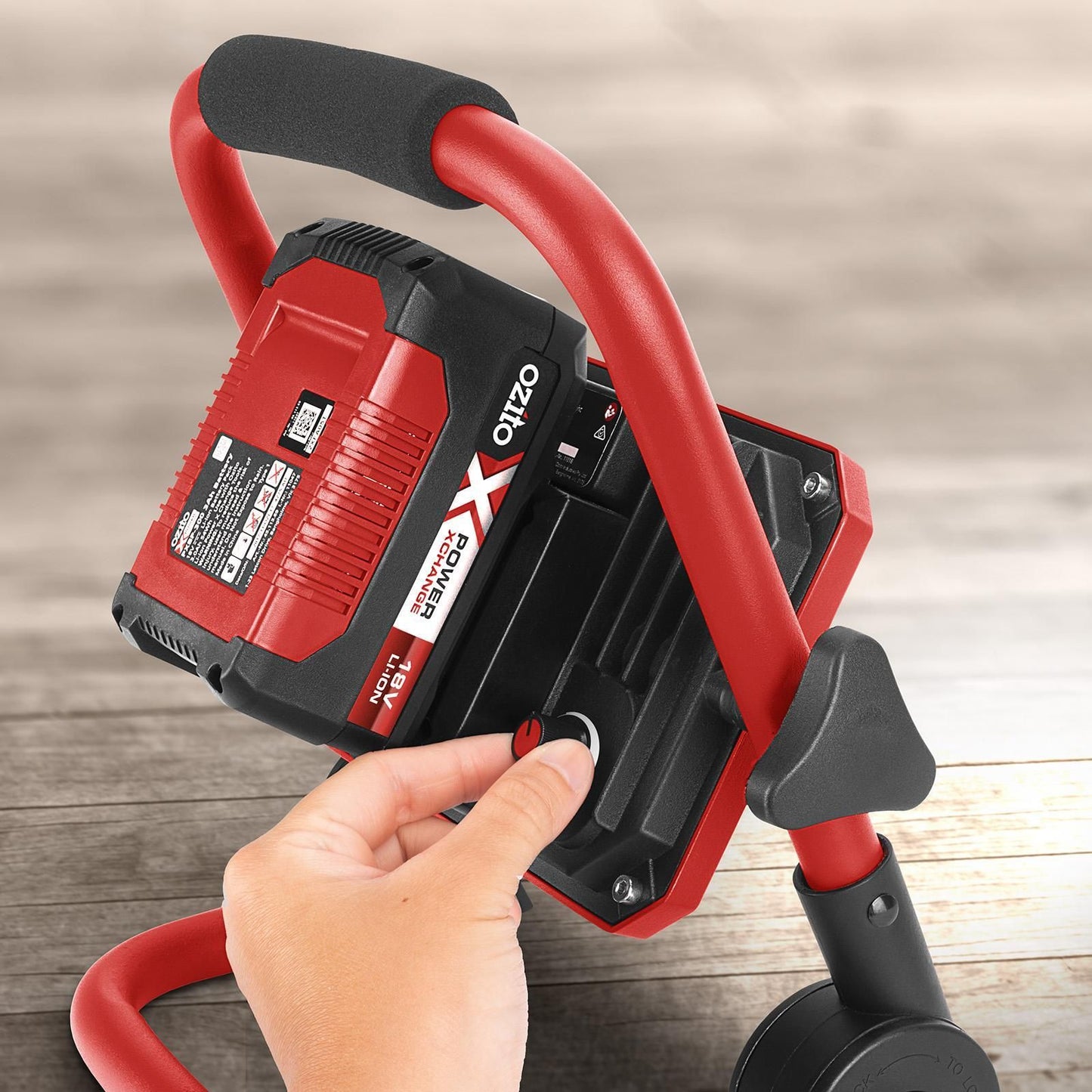 Ozito Cordless LED Worklight - 18V - 2000 Lumens - Skin Only