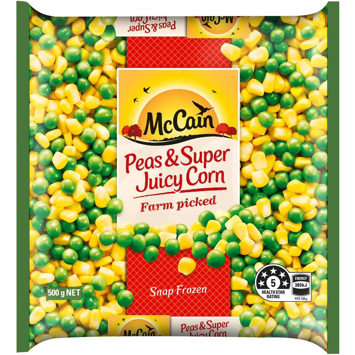Mccain Mixed Vegetables Peas & Corn 500g