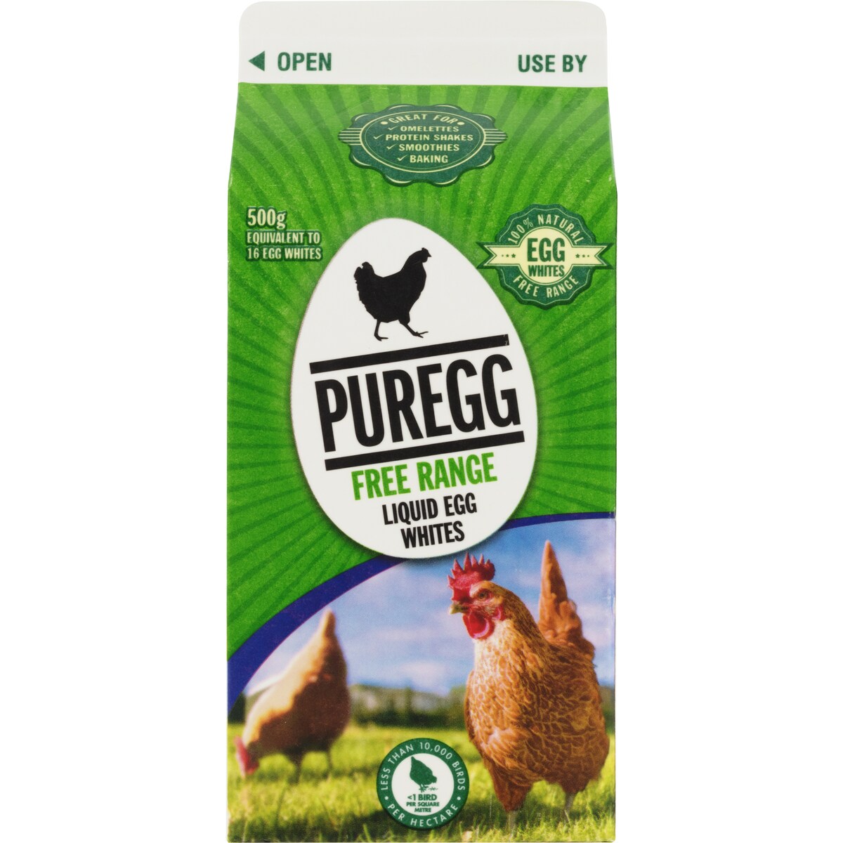 Puregg Free Range Liquid Egg White 500g