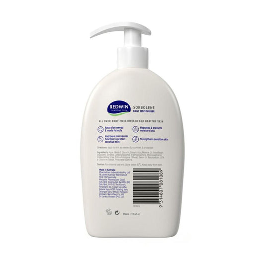 Redwin Sorbolene Moisturiser - 550mL