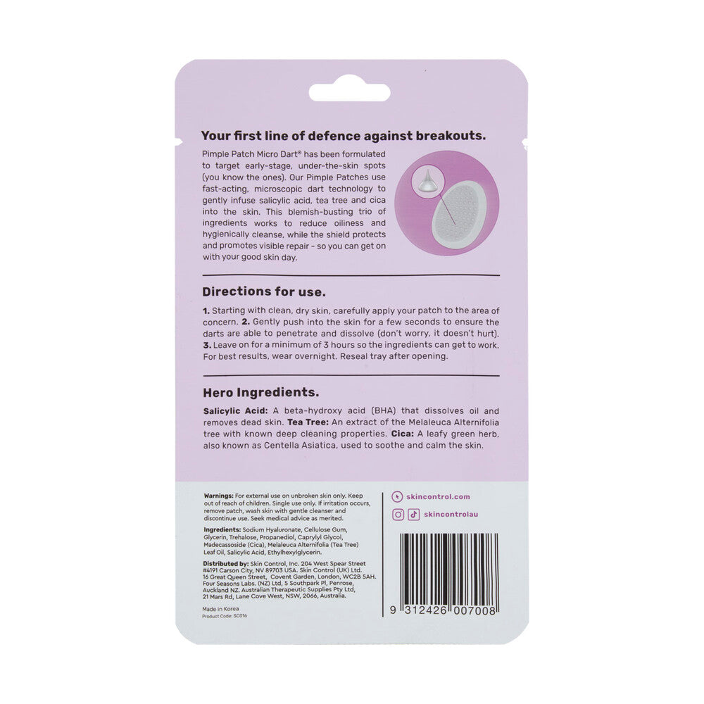 Skin Control Micro Dart Pimple Patch - 9 pack