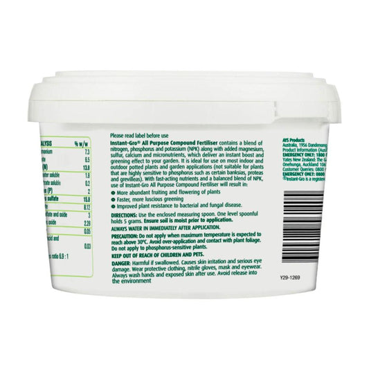 Instant Gro Fertiliser Garden Fert Tub700 GRAM - 700 GRAM