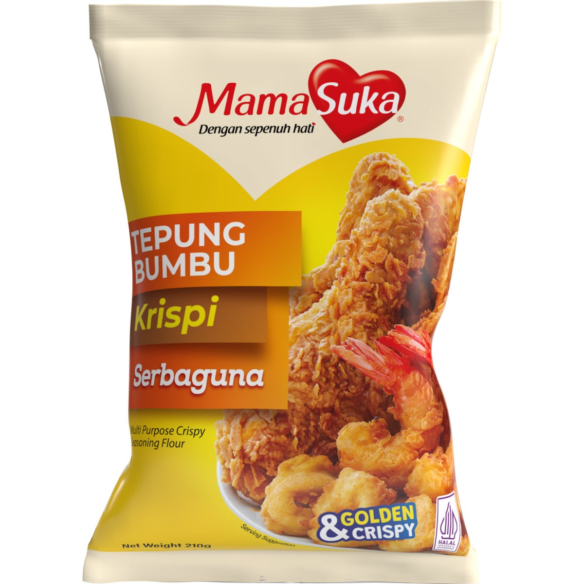 Mamasuka Tepung Bumbu Krispi Serbaguna 210g