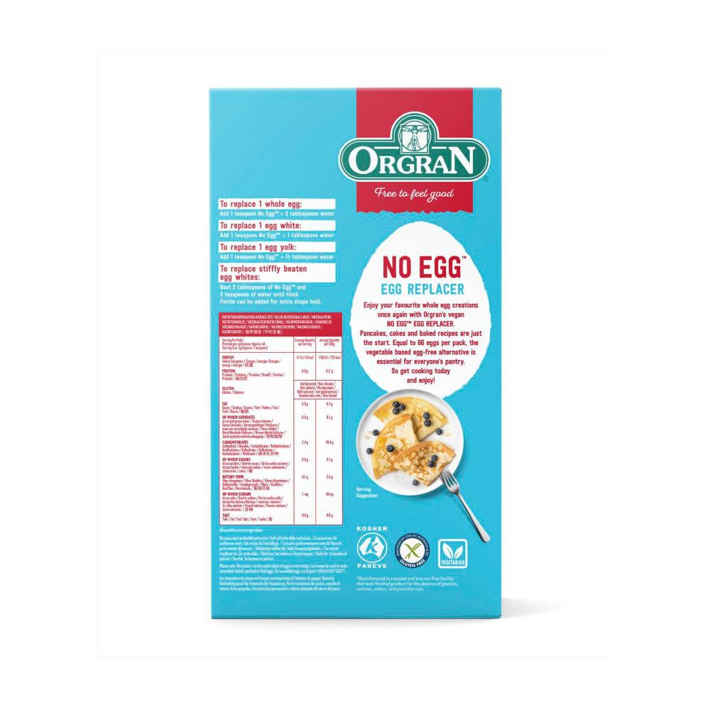 Orgran Egg Replacer No Egg - 200g
