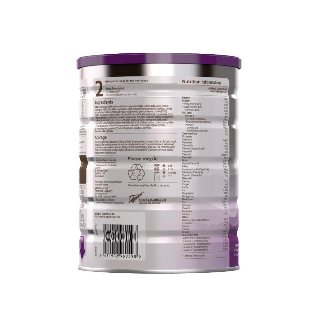 A2 Platinum Premium Infant Formula Stage 1 - 900g