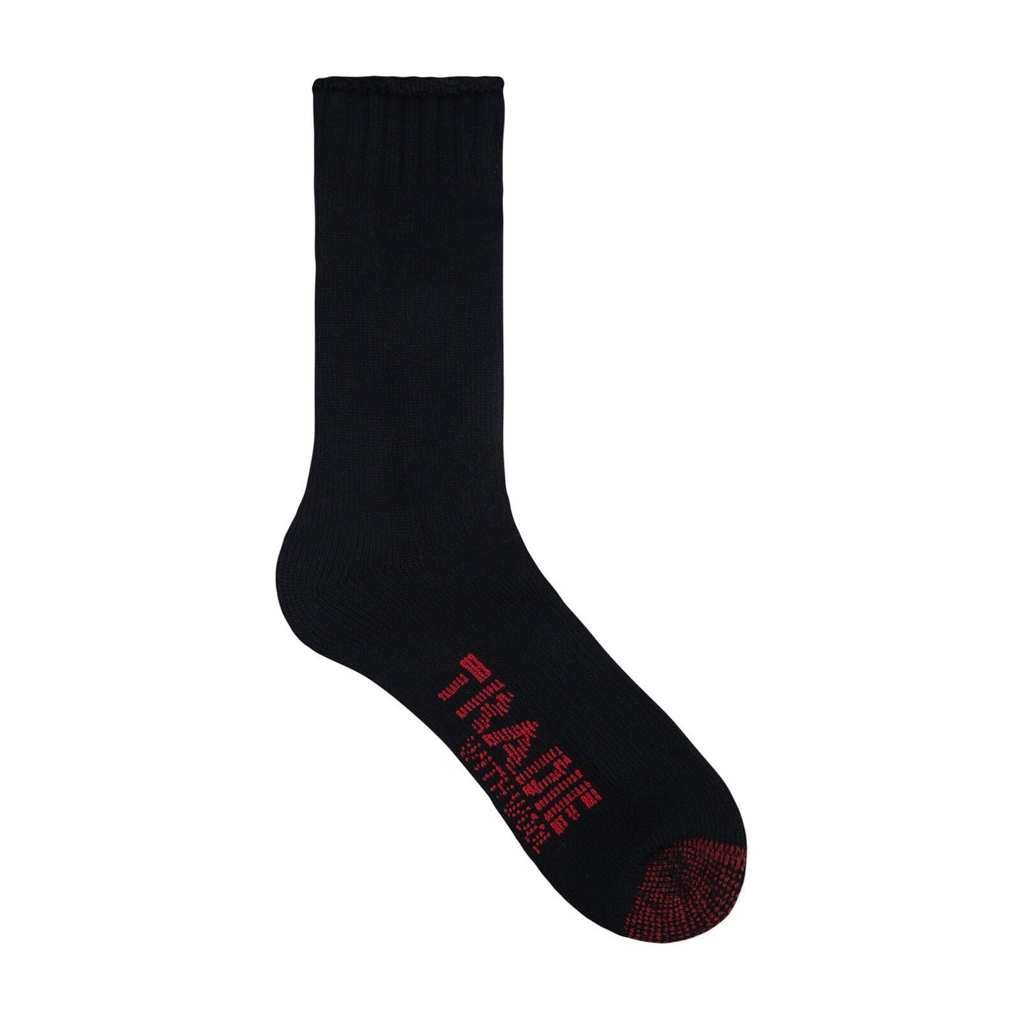 Tradie Men's Black Wool Crew Socks - Size 7-10 - 2 Pack