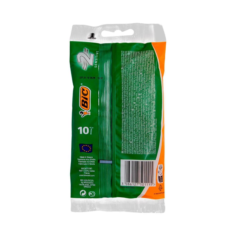 Bic Twin Blade Disposable Razors for Sensitive Skin - 10 pack