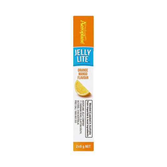 Aeroplane Lite Orange Mango Jelly Crystals 2 Pack - 18g