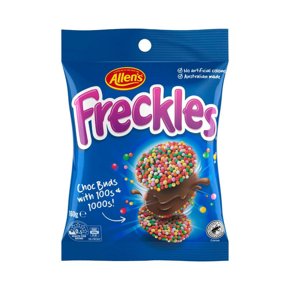 Allen's Lollies Freckles Milk Chocolate - 160g