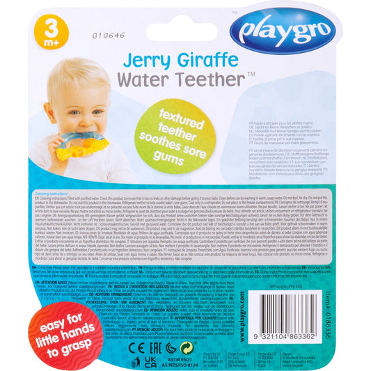 Playgro Jerry Giraffe Water Teether Each