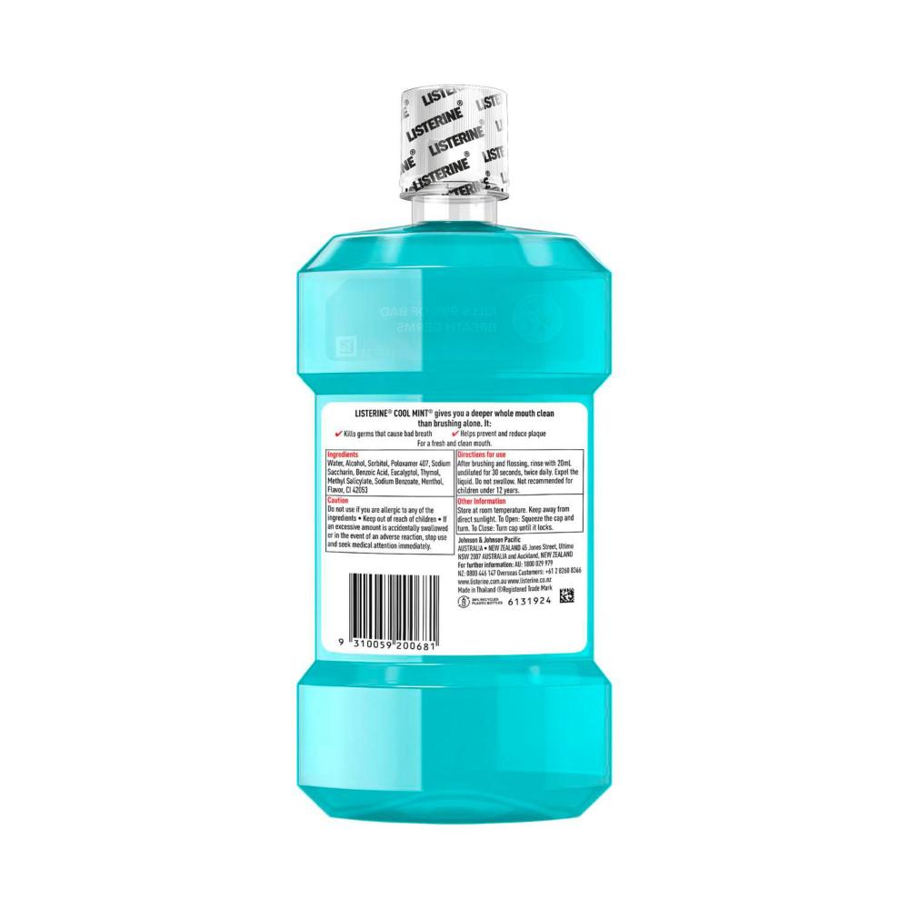Listerine Medium Mouthwash Coolmint - 500mL
