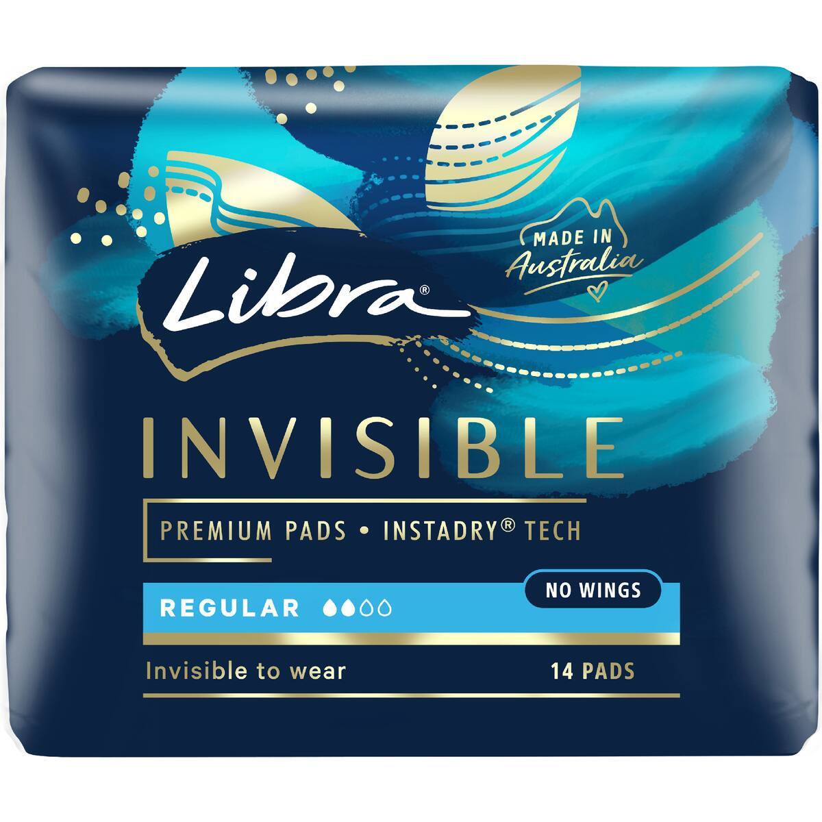 Libra Invisible Regular Pads 14 Pack