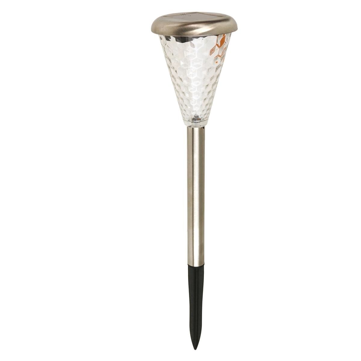 Lytworx Solar Stake Light - Colour Changing LED - Stainless Steel - Outdoor