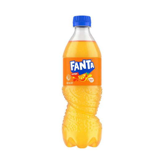 Fanta Orange Soft Drink Bottle - 600mL